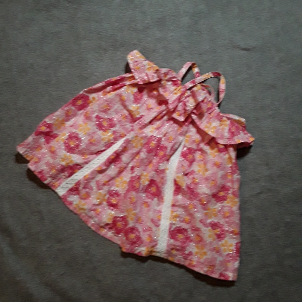 Pink and Orange Dress 18 months girl